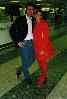 Claudia Claus am Flughafen